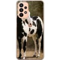 Miniatyrbillede 1 af 3: Samsung Galaxy A23 5G Gennemsigtig cover Smuk Hest - elegant illustration af hestemotiv