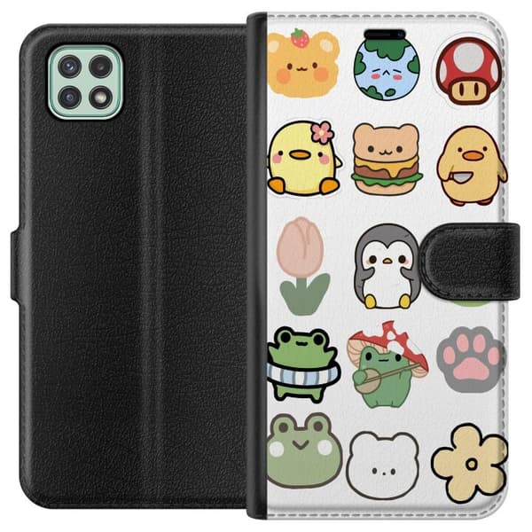 Samsung Galaxy A22 5G Lompakkokotelo Kawaii Friends