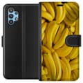 Miniatyrbillede 1 af 3: Samsung Galaxy A32 5G Tegnebogsetui Banan mønster