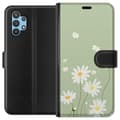 Miniatyrbillede 1 af 3: Samsung Galaxy A32 5G Tegnebogsetui Præstekraver - blomstret mønster i svensk sommerstil