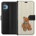 Miniatyrbillede 1 af 3: Samsung Galaxy A32 5G Tegnebogsetui Lille Teddy – klassisk teddy i enkel design