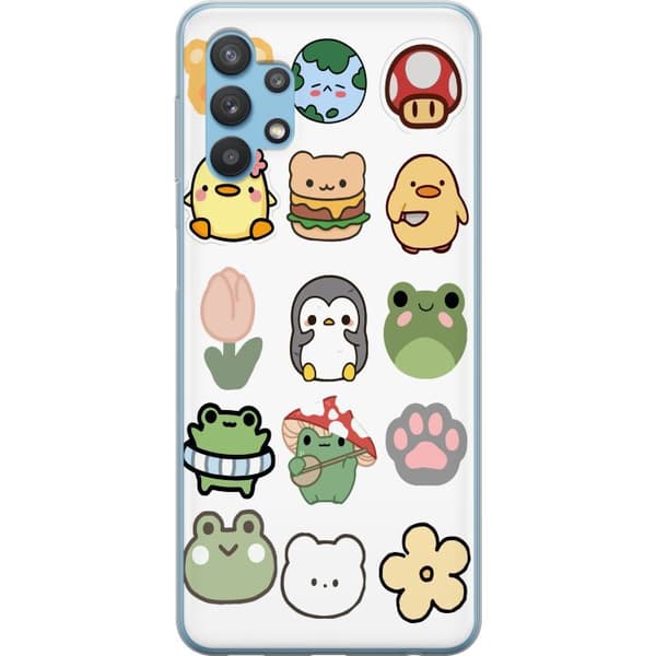Samsung Galaxy A32 5G Gennemsigtig cover Kawaii Friends