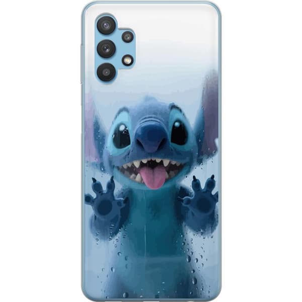 Samsung Galaxy A32 5G Gennemsigtig cover Stitch ved et vindue i sød stil