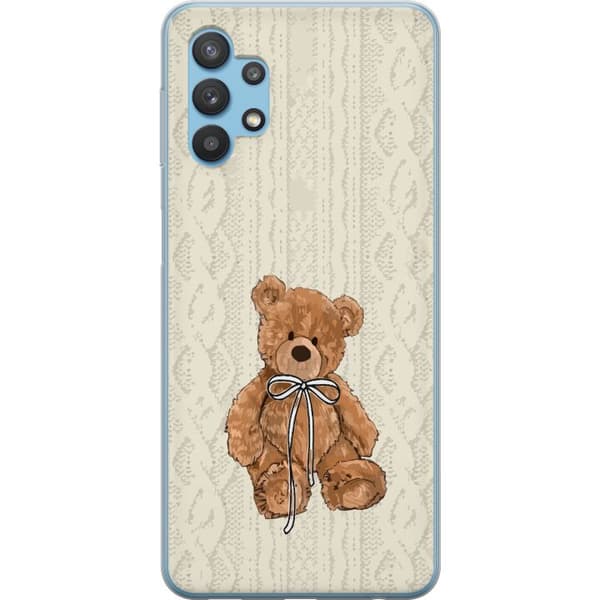 Samsung Galaxy A32 5G Gennemsigtig cover Lille Teddy – klassisk teddy i enkel design