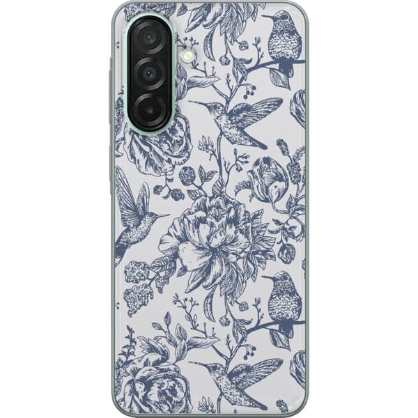 Samsung Galaxy A26 Läpinäkyvä kuori Kukat & Linnut - Romanttinen Vintage-tyylinen Kuviointi