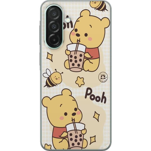 Samsung Galaxy A26 Läpinäkyvä kuori Nalle Pooh - klassinen karhumotiivi uudessa tulkinnassa