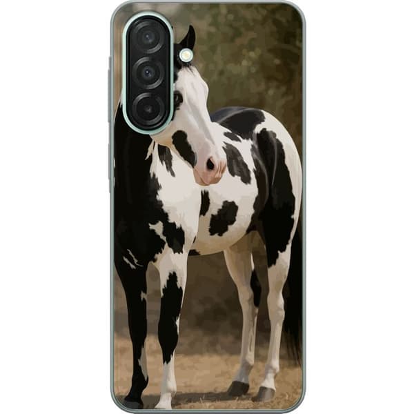 Samsung Galaxy A26 Läpinäkyvä kuori Kaunis Hevonen - elegantti hevonen kuva-aihe