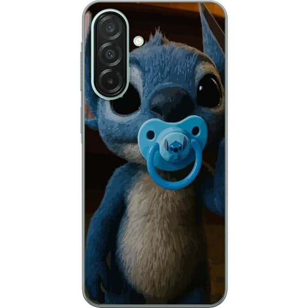 Samsung Galaxy A26 Läpinäkyvä kuori Stitch & Napp - vauvateema söpöllä hahmolla