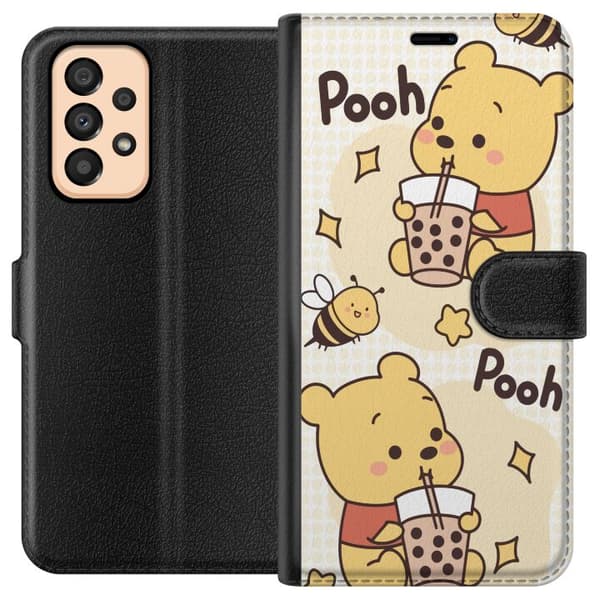 Samsung Galaxy A33 5G Tegnebogsetui Nalle Pooh-stil - klassisk bjørnemotiv i en ny fortolkning