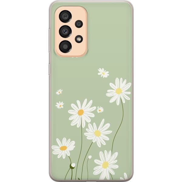 Samsung Galaxy A33 5G Gjennomsiktig deksel Prestekrager - blomstrete mønster i svensk sommerstil
