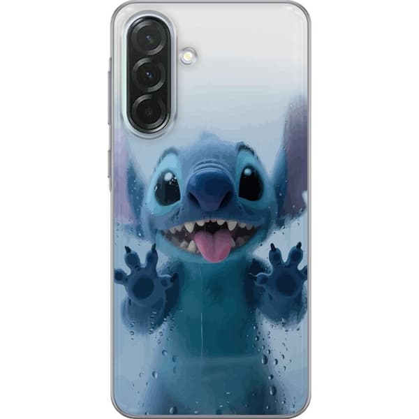 Samsung Galaxy A36 Gennemsigtig cover Stitch ved et vindue i sød stil