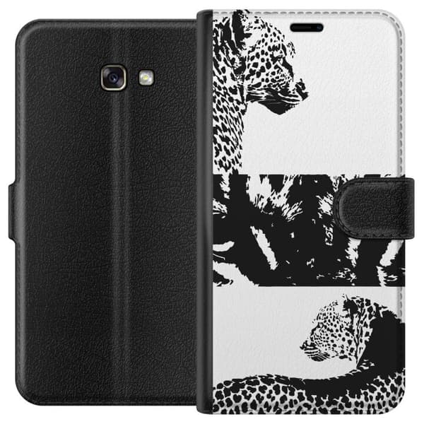 Samsung Galaxy A3 (2017) Lommeboketui Leopard Faces