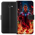 Miniatyrbilde 1 av 3: Samsung Galaxy A3 (2017) Lommeboketui Ronaldo Inferno - fotballhelt i flammer