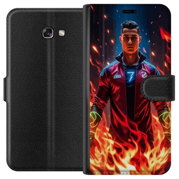 Samsung Galaxy A3 (2017) Lommeboketui Ronaldo Inferno - fotballhelt i flammer