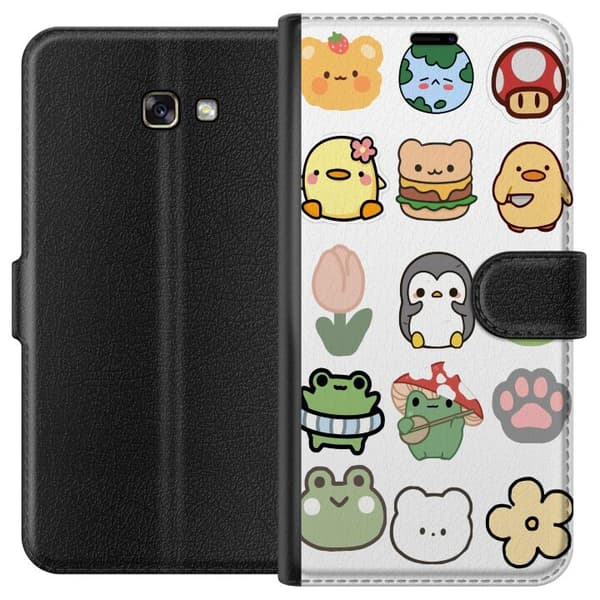 Samsung Galaxy A3 (2017) Tegnebogsetui Kawaii Friends