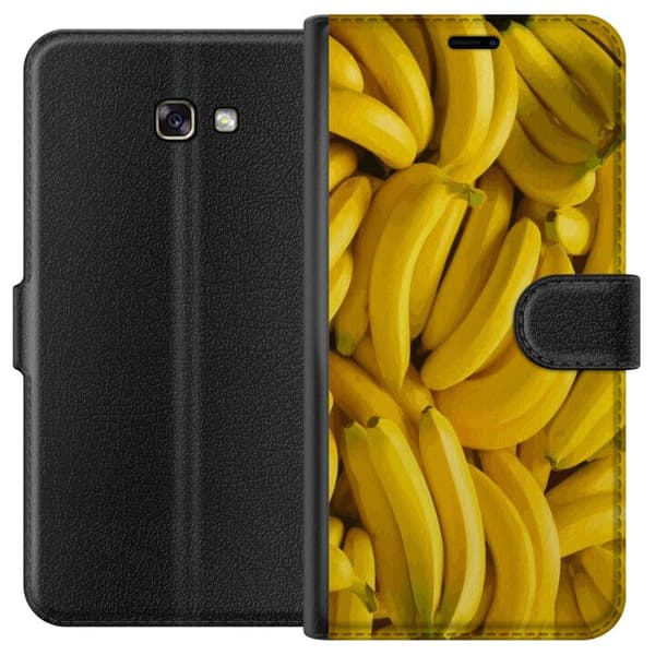 Samsung Galaxy A3 (2017) Tegnebogsetui Banan mønster