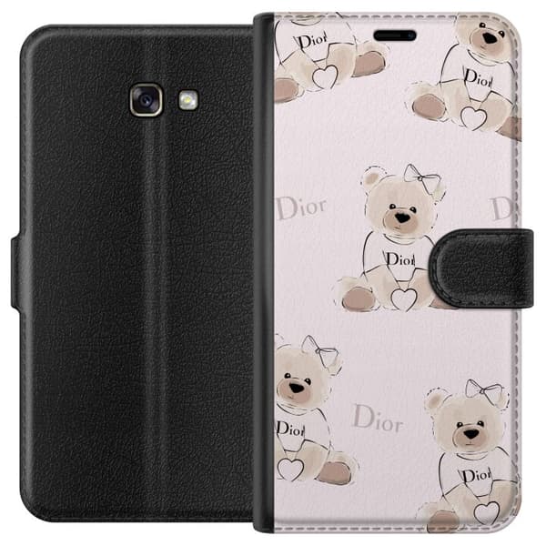Samsung Galaxy A3 (2017) Lompakkokotelo Teddy Dior Vibes - ylellinen nalle muotityyliin