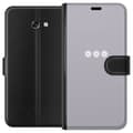 Pikkukuva 1 / 3: Samsung Galaxy A3 (2017) Lompakkokotelo Lila Blomminimalismi - tyylikäs kukkakuva lila taustalla