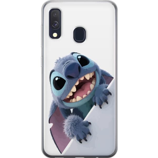Samsung Galaxy A40 Läpinäkyvä kuori Iloinen Ommel