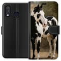 Miniatyrbild 1 av 3: Samsung Galaxy A40 Plånboksfodral Vacker Häst – elegant illustration av hästmotiv