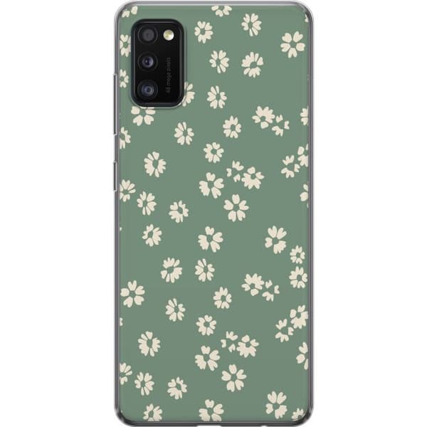 Samsung Galaxy A41 Genomskinligt Skal Blomsterdröm – färgglatt blommönster