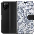 Miniatyrbilde 1 av 3: Samsung Galaxy A42 5G Lommeboketui Blomster & Fugler - Romantiskt Vintage-stil Mønster