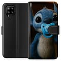 Miniatyrbillede 1 af 3: Samsung Galaxy A42 5G Tegnebogsetui Stitch & Napp - babytema med sød karakter