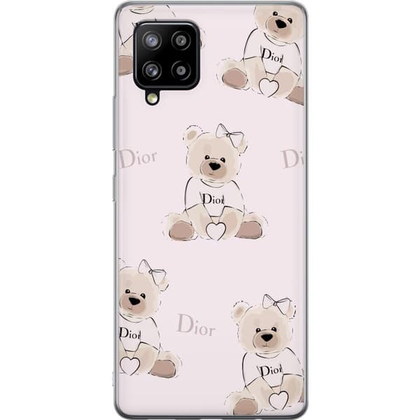 Samsung Galaxy A42 5G Läpinäkyvä kuori Teddy Dior Vibes - ylellinen nalle muotityyliin
