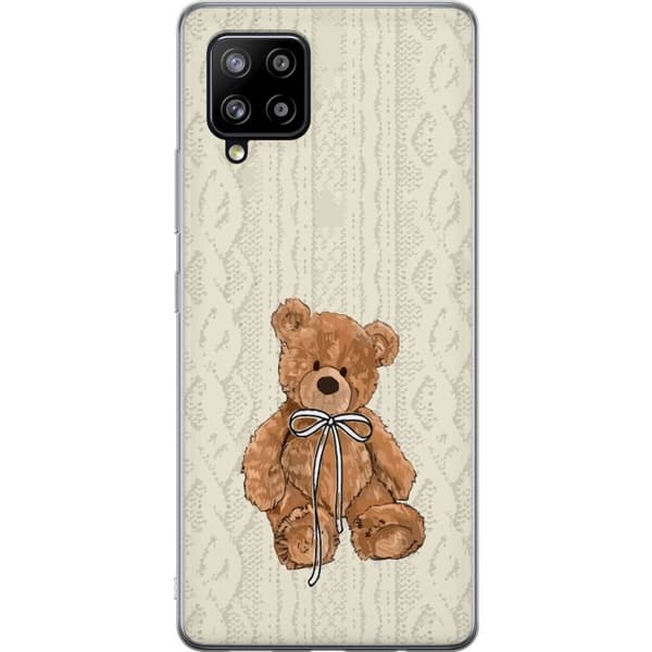 Samsung Galaxy A42 5G Gennemsigtig cover Lille Teddy – klassisk teddy i enkel design