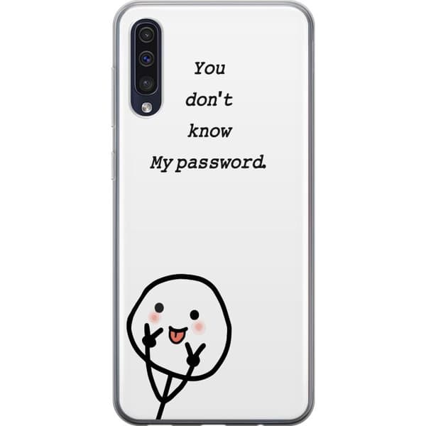 Samsung Galaxy A50 Läpinäkyvä kuori Et Tunne Salasanaani