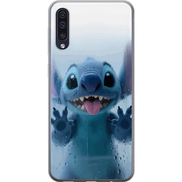 Samsung Galaxy A50 Gennemsigtig cover Stitch ved et vindue i sød stil