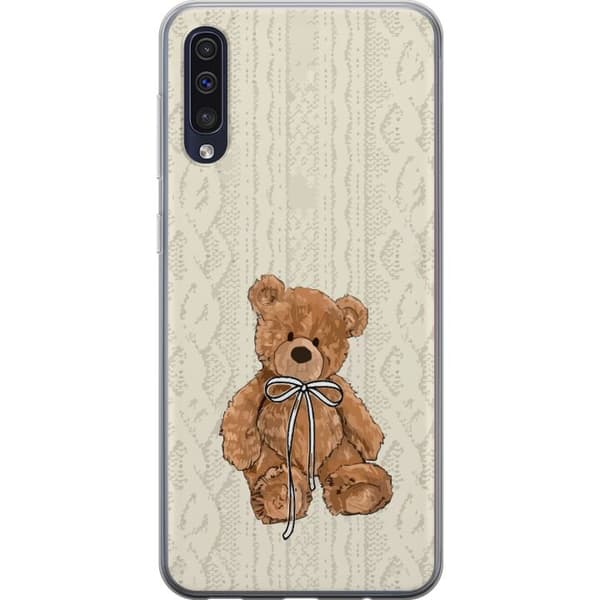 Samsung Galaxy A50 Läpinäkyvä kuori Pieni Nalle – klassinen nalle yksinkertaisessa muotoilussa
