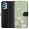 Miniatyrbilde 1 av 3: Samsung Galaxy A52 5G Lommeboketui Prestekrager - blomstrete mønster i svensk sommerstil