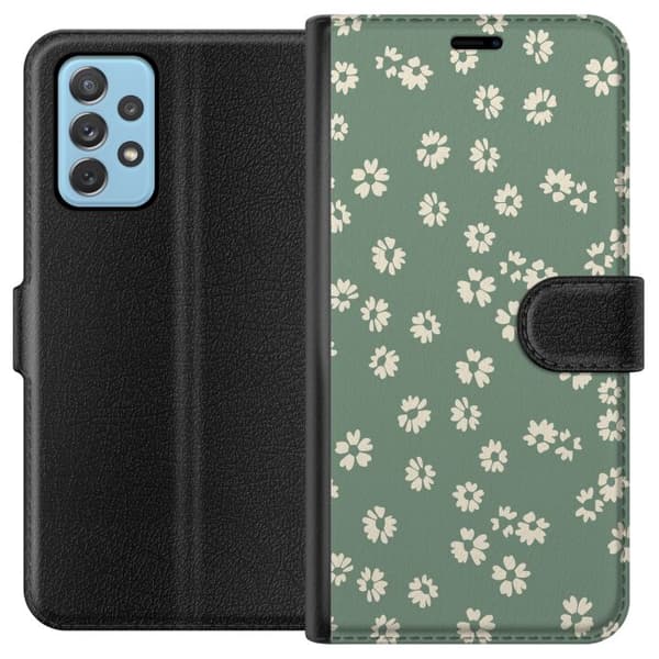 Samsung Galaxy A52 5G Lommeboketui Blomsterdrøm - Fargerikt Blomstermønster
