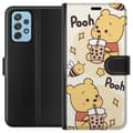 Miniatyrbillede 1 af 3: Samsung Galaxy A52 5G Tegnebogsetui Nalle Pooh-stil - klassisk bjørnemotiv i en ny fortolkning