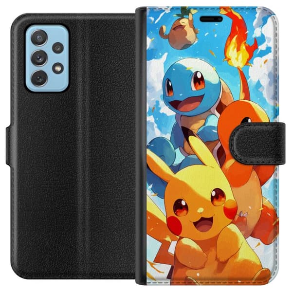 Samsung Galaxy A52 5G Lommeboketui Pocket Creatures - inspirert av Pokémon uten å nevne navnet