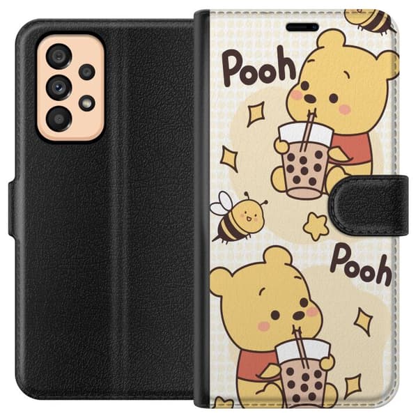 Samsung Galaxy A53 5G Tegnebogsetui Nalle Pooh-stil - klassisk bjørnemotiv i en ny fortolkning