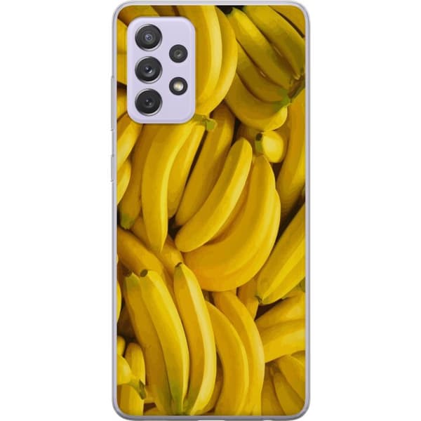 Samsung Galaxy A52s 5G Gennemsigtig cover Banan mønster