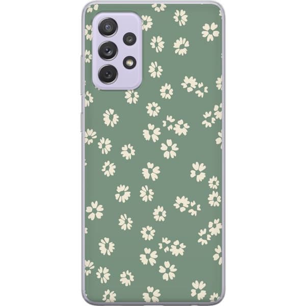 Samsung Galaxy A52s 5G Gennemsigtig cover Blomsterdrøm - Farverigt Blomstermønster