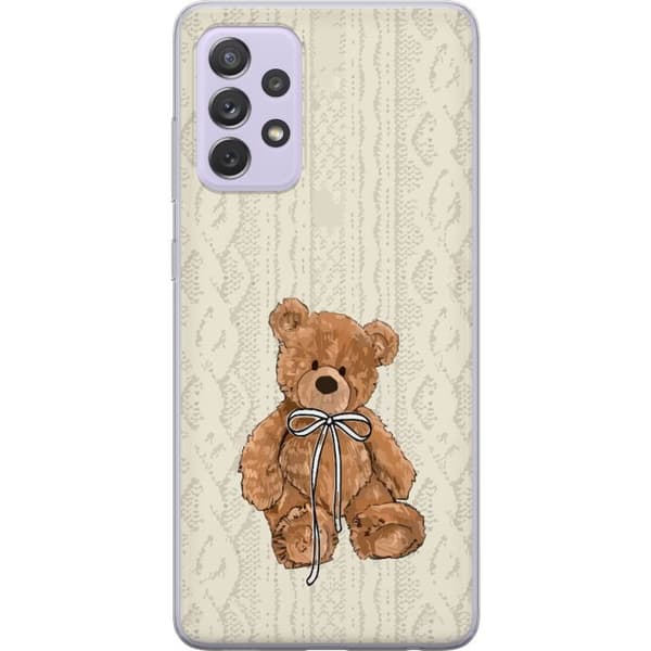 Samsung Galaxy A52s 5G Gennemsigtig cover Lille Teddy – klassisk teddy i enkel design