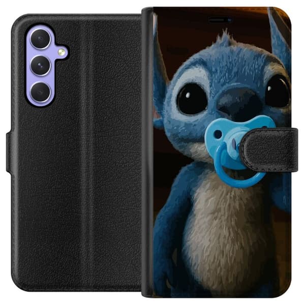 Samsung Galaxy A54 Plånboksfodral Stitch & Napp – babytema med söt karaktär
