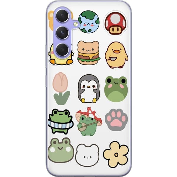 Samsung Galaxy A54 Gennemsigtig cover Kawaii Friends