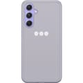 Miniatyrbillede 1 af 3: Samsung Galaxy A54 Gennemsigtig cover Lilla Blomminimalisme - stilfuldt blomstermotiv på lilla baggrund