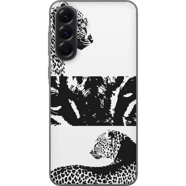 Samsung Galaxy A56 Gjennomsiktig deksel Leopard Faces