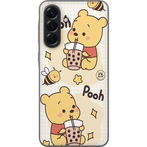 Samsung Galaxy A56 Gjennomsiktig deksel Nalle Pooh stil - klassisk bjørnemotiv i en ny tolkning