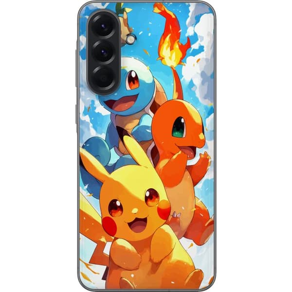 Samsung Galaxy A56 Gjennomsiktig deksel Pocket Creatures - inspirert av Pokémon uten å nevne navnet