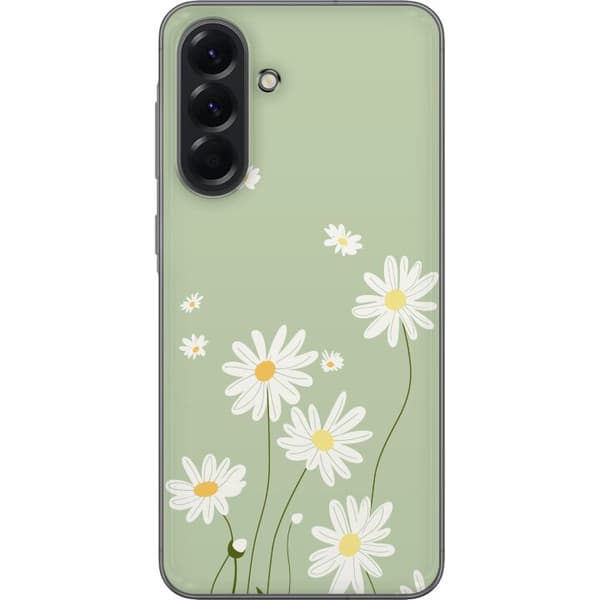 Samsung Galaxy A56 Gjennomsiktig deksel Prestekrager - blomstrete mønster i svensk sommerstil