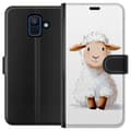 Miniatyrbilde 1 av 3: Samsung Galaxy A6 (2018) Lommeboketui  Søtt Lam - tegneseriestil for barn og babyprodukter