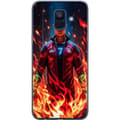 Pikkukuva 1 / 3: Samsung Galaxy A6 (2018) Läpinäkyvä kuori Ronaldo Inferno - jalkapallolegenda liekeissä