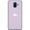 Pikkukuva 1 / 3: Samsung Galaxy A6 (2018) Läpinäkyvä kuori Lila Pilvi - minimalistinen pilvi lila taustalla